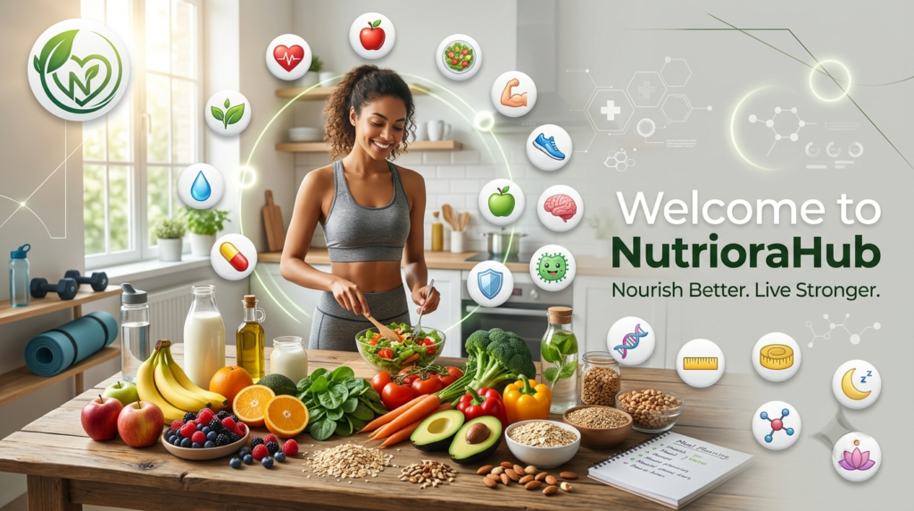 Welcome to NutrioraHub – Nourish Better. Live Stronger.