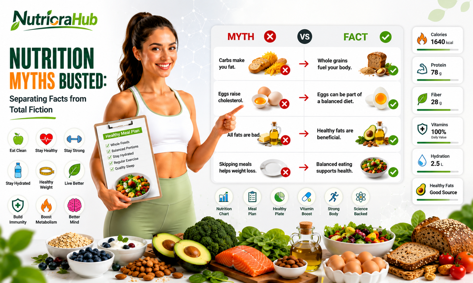 Nutrition Myths Busted Separating Facts from Total Fiction