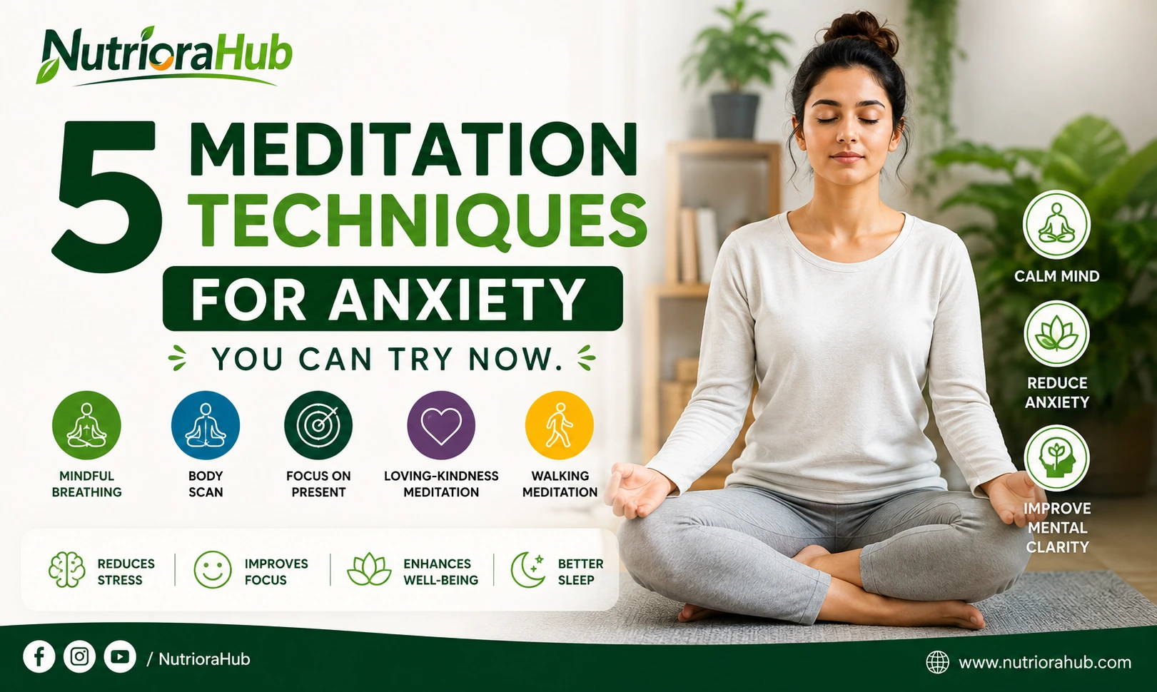 5 Meditation Techniques for Anxiety You Can Try Now