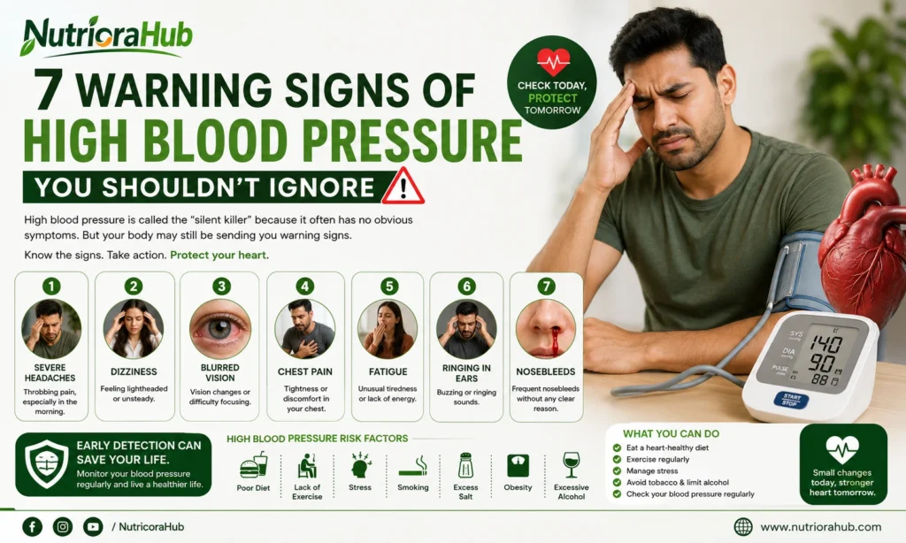 7 Warning Signs of High Blood Pressure You Should not Ignore