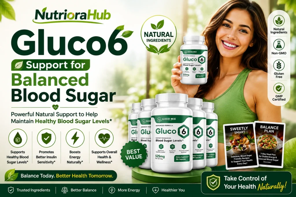Gluco6 Support for Balanced Blood Sugar