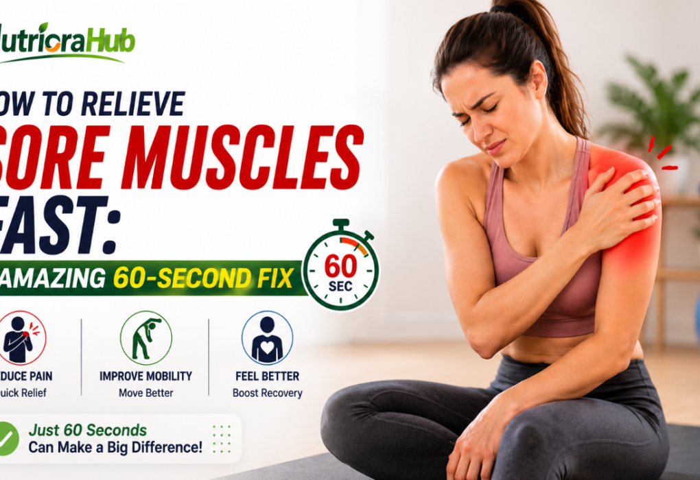 How to Relieve Sore Muscles Fast Amazing 60-Second Fix