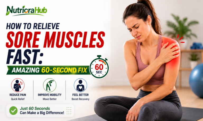 How to Relieve Sore Muscles Fast Amazing 60-Second Fix