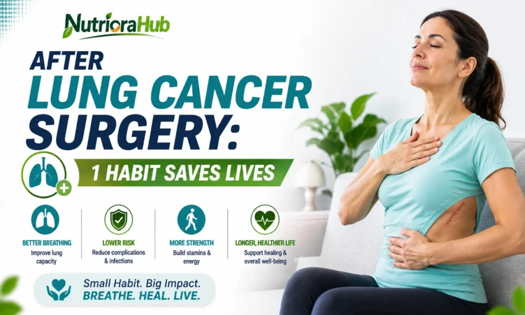 After Lung Cancer Surgery 1 Habit Saves Lives