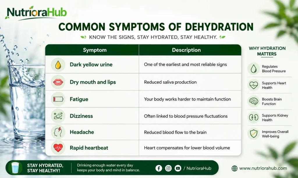 Signs You Might Be Dehydrated