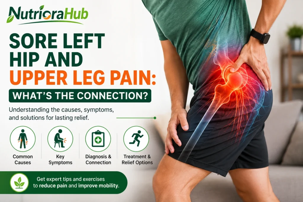 Sore Left Hip and Upper Leg Pain: What's the Connection?
