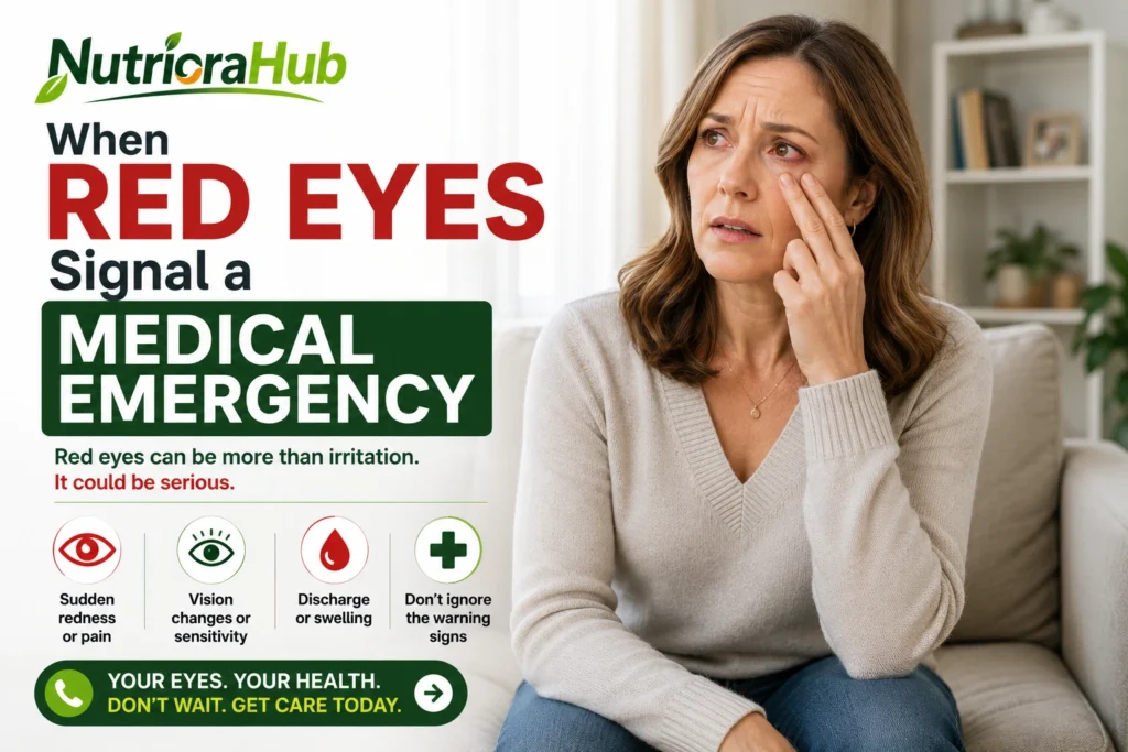 When Red Eyes Signal a Medical Emergency